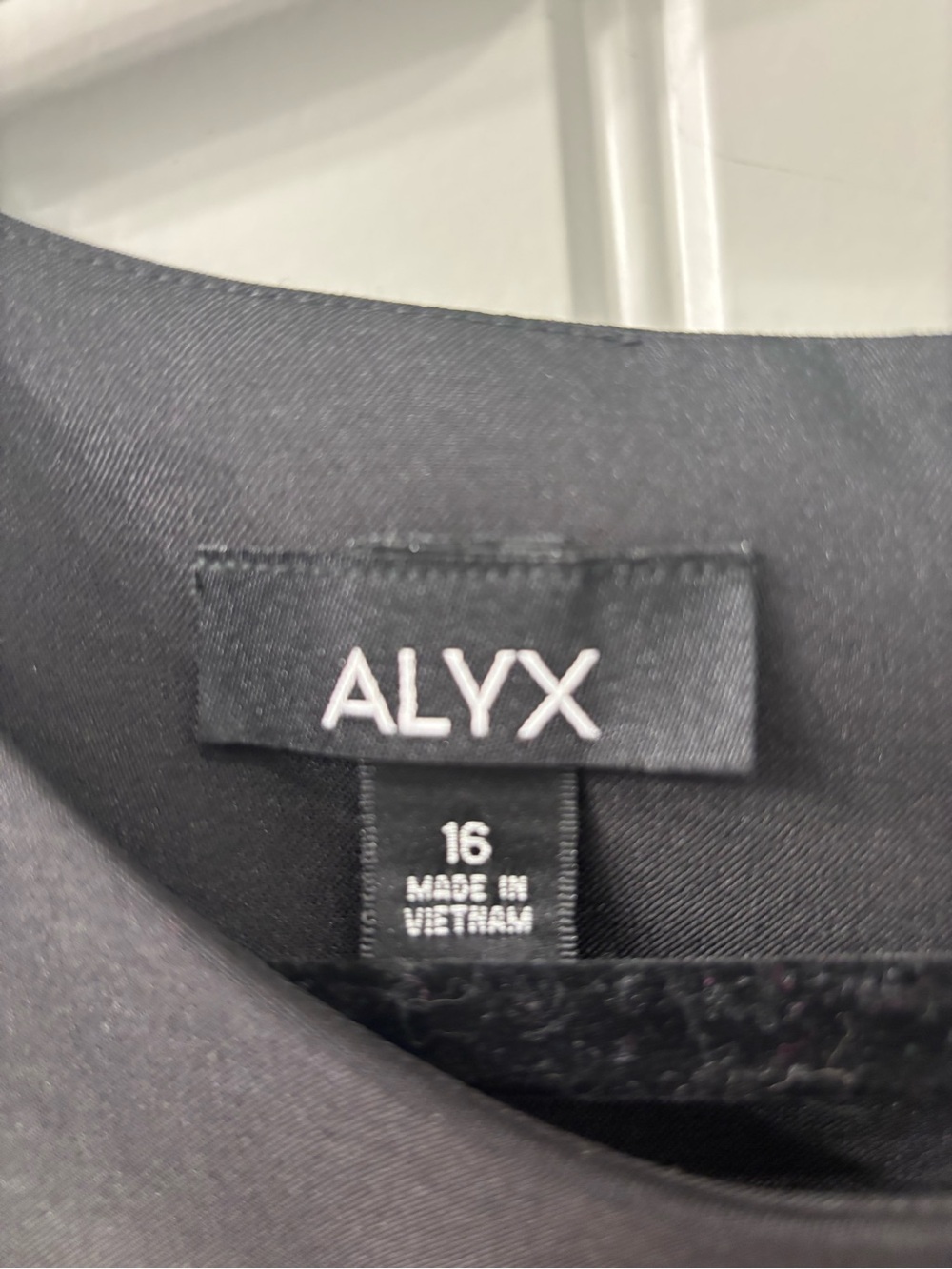ALYX Black Sleeveless Mini Shift Dress - Picture 2 of 3